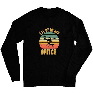 Discover Funny Aviation Enthusiast Aircraft Flight Helicopter Pilot Long Sleeves