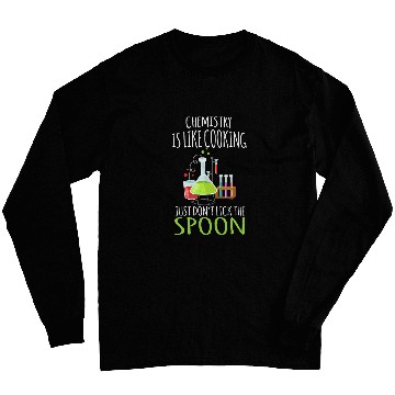 Discover Funny Chemistry Scientist Laboratory Joke Long Sleeves