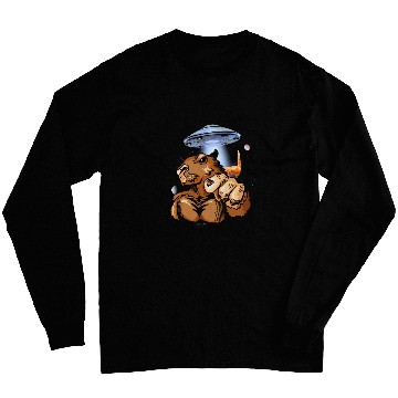 Discover capybaras Astronaut in Outer Space Galaxy capybaras Lovers Long Sleeves