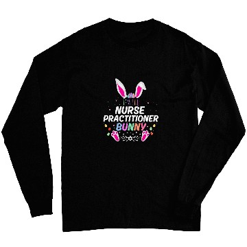 Discover Im The nurses Practitioner Bunny Easter Day Rabbit Matching Long Sleeves