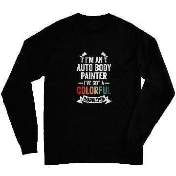 Discover Imagination Automotive Auto Body Painter Car Lover Graphic Long Sleeves