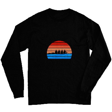 Discover Crew Boat Rowing Boat Sculling Lovers Rower Row Team 4 Long Sleeves