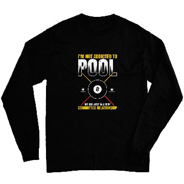 Discover Mens Pool Billiard For Pool Player Billiard Player 6 Long Sleeves