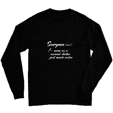 Discover Surgeon Definition Surgery Doctor Long Sleeves