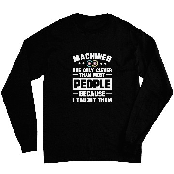 Discover Machine Learning Engineer AI Specialist AI Programmer Long Sleeves