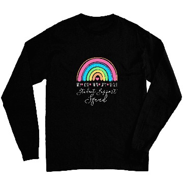 Discover Student Support Squad Counselor Social Worker Teacher Crew 2 Long Sleeves