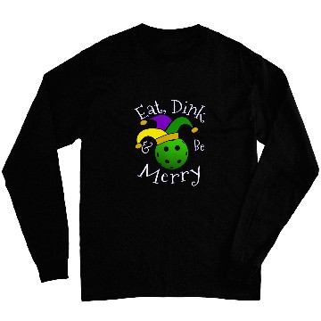 Discover Mardi Gras Pickleball Long Sleeves