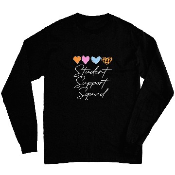 Discover Student Support Squad Counselor Social Worker Teacher Crew Long Sleeves