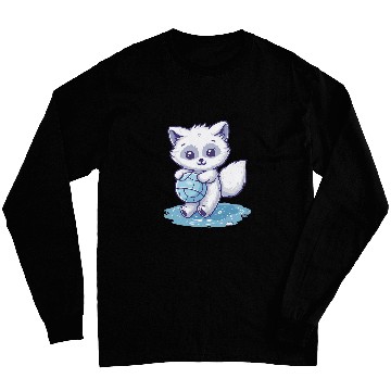 Discover Cute Arctic Fox Water Polo Long Sleeves