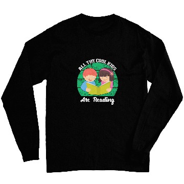 Discover Reading Book vintages Retro Book Lovers 2 Long Sleeves