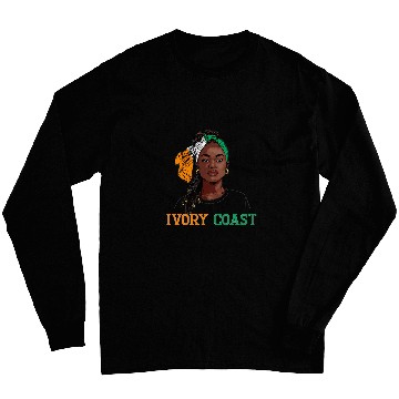 Discover Ivorian Flag Souvenirs Uniform for Women Ivory Coast 1 Long Sleeves