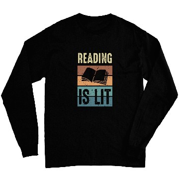 Discover Reading is Lit Book Lover Reading Teacher 5 Long Sleeves