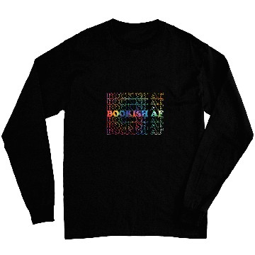 Discover Bookish AF Tie Dye Cool vintages Inspired Reading Book Lovers Long Sleeves