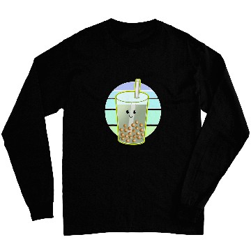 Discover Bubble Tea Cartoon Drawing Long Sleeves