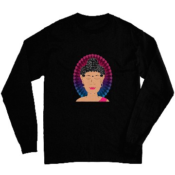 Discover Peaceful Calm Buddha Yoga Exercise Work Out Long Sleeves