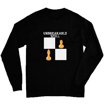 Discover Unbreakable Spell Chess Pawn Bishop Chess Player Board Game Long Sleeves