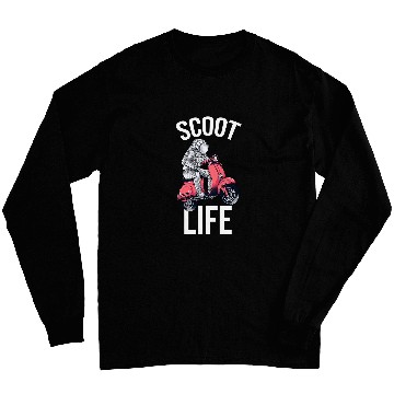 Discover Scoot Life Astronaut Moped Scooter Motorcycle Long Sleeves