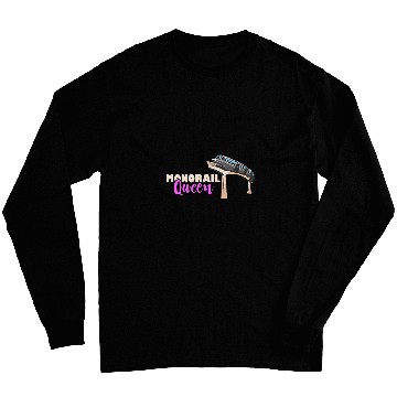 Discover Monorail Queen Railway Train Commuter Monorail Lover Vehicle Long Sleeves