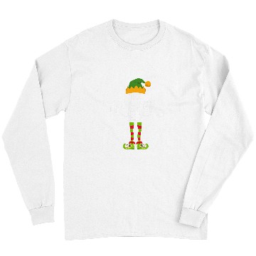 Discover christmas elf matching family pajama trucker elf Long Sleeves