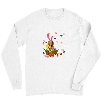Discover Labradoodle Happy Easter Day Easter Colorful Egg Hunt Long Sleeves