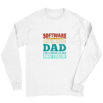 Discover Software Developer Dad Computer Programmer Coding 2 Long Sleeves