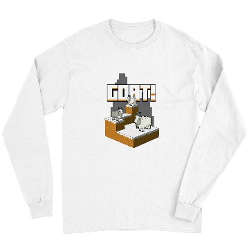 Discover Goats Lover Minecraft Goats Mountaintop Long Sleeves