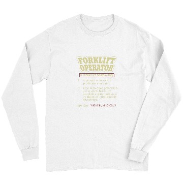 Discover Forklift Operator Definition Warehouse Worker Expert Driver Long Sleeves