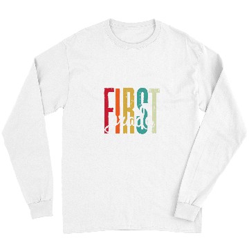 Discover First Grade Boys Teacher Team Retro vintages 1st Grade Squad Long Sleeves