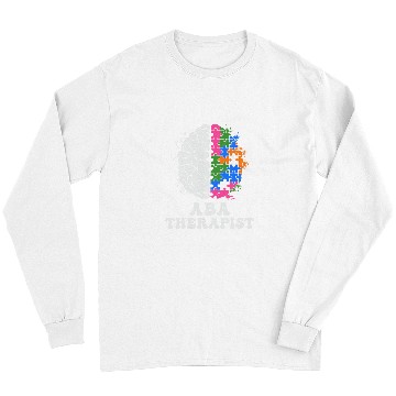 Discover ABA Therapist Applied Behavior Analysis Neurodiversity 1 Long Sleeves