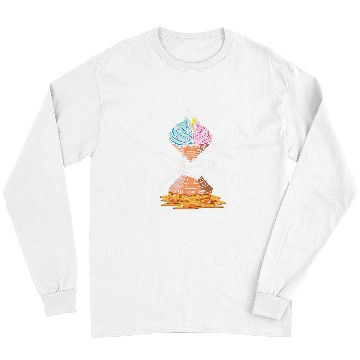 Discover Science Day Physics Major Student Chemistry Ice Cream Long Sleeves