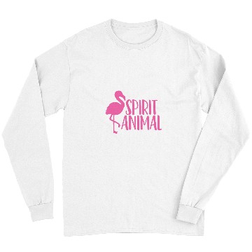 Discover Flamingo Pink Bird Long Sleeves