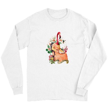 Discover FANCY ART READING DRESSED FLAMINGO Long Sleeves