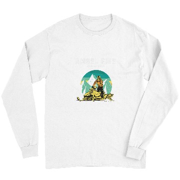 Discover Angel Fires New Mexico Retro Snowmobile and Mountains Long Sleeves