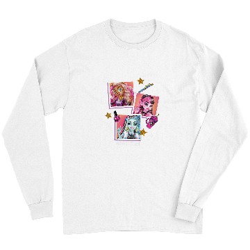 Discover Kids Monster High Student Photo Character Grid Long Sleeves