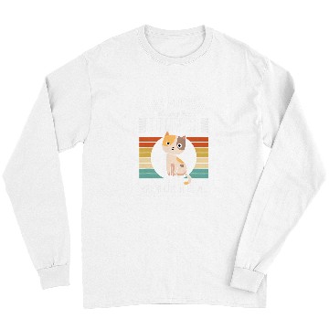 Discover Funny Drummer Cat Drums Percussion I Kitten Me Long Sleeves