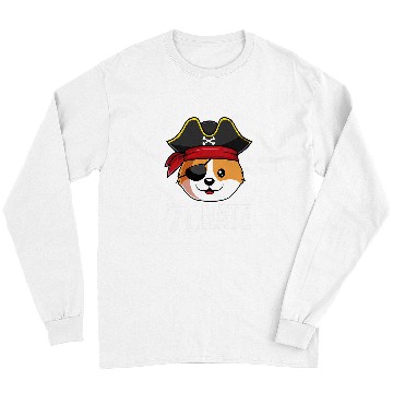 Discover Funny PiRate Corgi Dog Happy Pi Day 314 Math Pun Long Sleeves