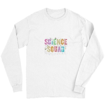 Discover vintages SCIENCE SQUAD Teacher Student Crew Technology Team Long Sleeves