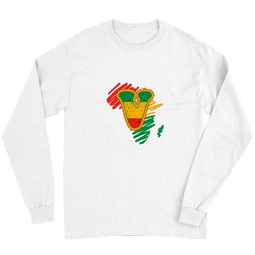 Discover Black History Month Initial Letter V Monogram Name African Long Sleeves