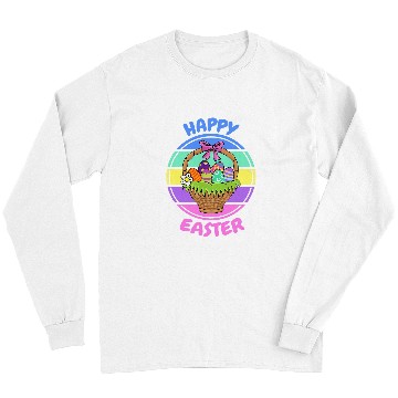 Discover Happy Easter Egg Basket Long Sleeves