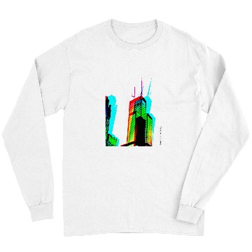 Discover Chicago Willis Tower Sears Tower Color Prism Long Sleeves