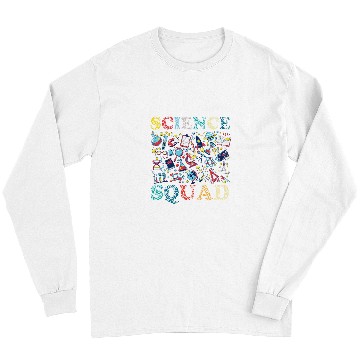 Discover vintages Science Squad Technology Teacher Team Student Steam Long Sleeves