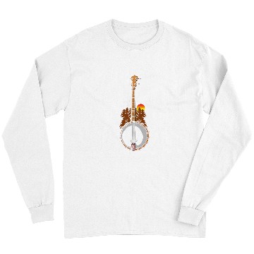 Discover Funny Banjo Bluegrass Bluebird Mandolin Kentucky 5 Long Sleeves