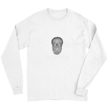 Discover Plato Platonic Funny Philosophy Teacher Student Philosopher Long Sleeves