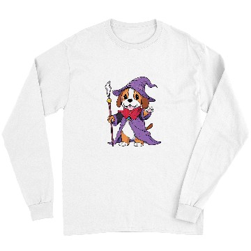 Discover Beagle Pet Wizard Funny Dog Magic 2 Long Sleeves