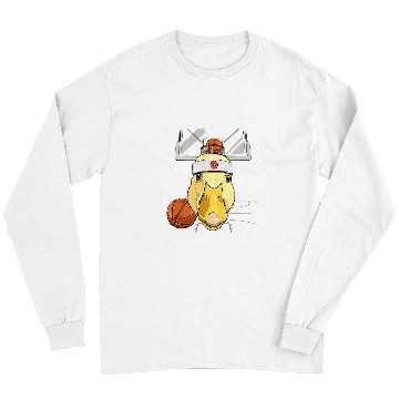 Discover Funny Basketball Duck Gift Basketball Lover Duck Basketball Duck Lovers Basketball Player 409 Long Sleeves
