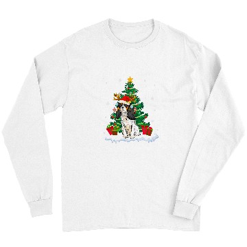 Discover Cavalier Pet Funny Cavalier King Charles Spaniel Christmas Tree Gift Long Sleeves