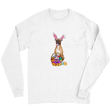 Discover Boxer Pet Easter Egg Funny Boxer Easter Long Sleeves