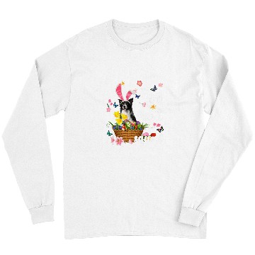 Discover Border Collie Pet Happy Easter Day Easter Colorful Egg Hunt 1 1 Long Sleeves