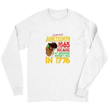 Discover Black Queen African Americans Juneteenth 2 Long Sleeves