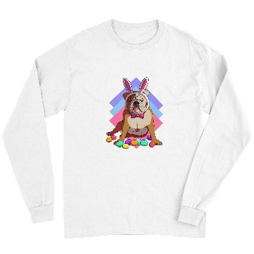 Discover English Bulldog Pet Easter Bunny Ears Long Sleeves
